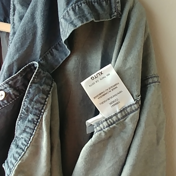 Parasuco Long blue Shirt size XL - Picture 3 of 4